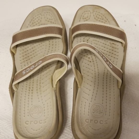 CROCS Shoes - CROCS women's slip on sandals size 8